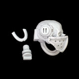 alt="imperial knight masked skull head right side view with the unassembled extra cable and attachment plug shown beside it"