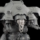 alt="imperial knight skull head assembled on an imperial knight dominus pictured right side"