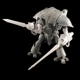 alt="jousting lance and sword blade modelled on an imperial knight"