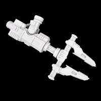 alt="imperial knight power loader claw arm assembled on claw arm base"