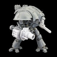 alt="imperial knight battle mortar assembled on knight" 