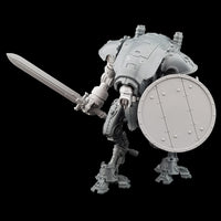 alt="Armiger Replacement Weapons Head modelled on an armiger with sword and shield"