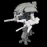 alt="imperial knight claw arm base unit with claw shown on an imperial knight maegara with lightening cannon"
