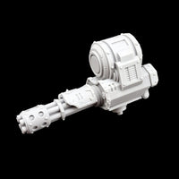 alt="Canopy mounted imperial knight gatling gun assembled"