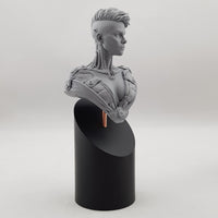 Round Bust Resin Display Plinths - 40 degree slant