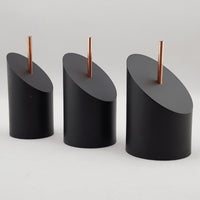Round Bust Resin Display Plinths - 40 degree slant