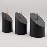 Round Bust Resin Display Plinths - 40 degree slant