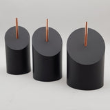 Round Bust Resin Display Plinths - 40 degree slant