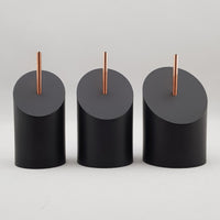 Round Bust Resin Display Plinths - 40 degree slant