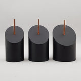 Round Bust Resin Display Plinths - 40 degree slant