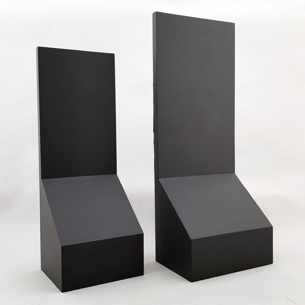 Sloped Backdrop Resin Display Plinths