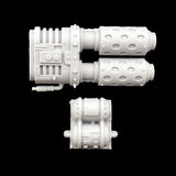 alt="split barrel thermal cannon and fuel cell"