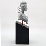 Square Bust Resin Display Plinths - 25 degree slant