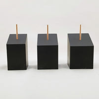 Square Bust Resin Display Plinths - 25 degree slant
