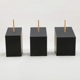 Square Bust Resin Display Plinths - 25 degree slant