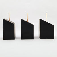 Square Bust Resin Display Plinths - 25 degree slant