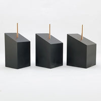Square Bust Resin Display Plinths - 25 degree slant
