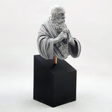 Square Bust Resin Display Plinths - 25 degree slant