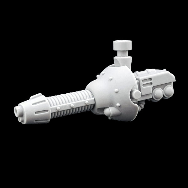 alt="imperial Knight pintle mounted plasma gun assembled"