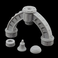 alt="3d printed warmaster titan devotional bell with removable parts"