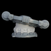 alt="imperial knight waist extension joint shown fitted to waist mount of a dominus knight showing full movement"