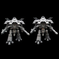 alt="imperial knight waist extension joint shown mount of a dominus knight height comparison next to a standard dominus knight"