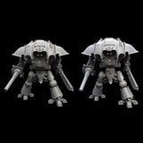 alt="imperial knight waist extension joint shown on a questoris knight height comparison next to a standard knight"