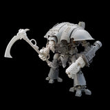 alt="imperial knight combat weapon handle and scythe being held in an imperial knight melee gauntlet hand on an assembled imperial knight"