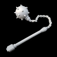 alt="imperial knight combat weapon single handle shown with chain and wreaking ball head"