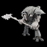 alt="knurled weapon handle with mech axe head being wielded by imperial knight"