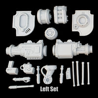 alt="imperial knight gun arm left hand side breakdown of components"