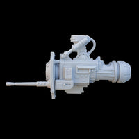 alt="imperial knight gun arm assembled with side stubber option"